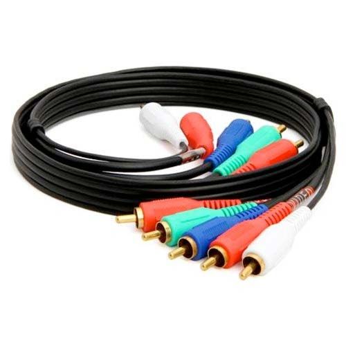 Component Video Audio Cable 5-RCA Gold HDTV RGB YPbPr - 3 FT