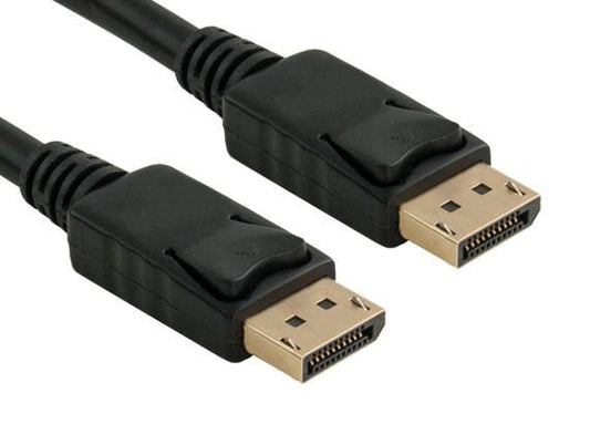15ft Displayport to Displayport Cable - Male to Male - With Latches 28AWG