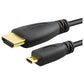 MICRO HDMI to HDMI cable Gold Plated for Cell phones 3ft