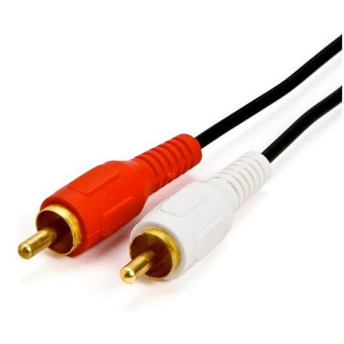 RCA Stereo Audio Cable Male to Male Oxygen-Free - 1.5 ft